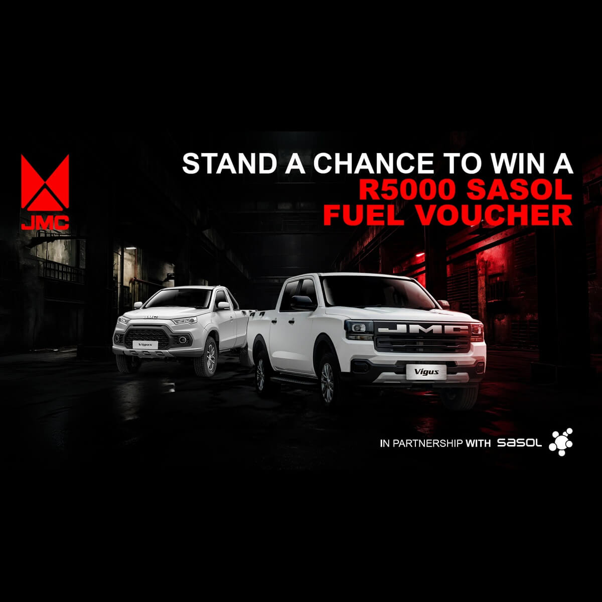 STAND A CHANCE TO WIN A R5 000 SASOL FUEL VOUCHER